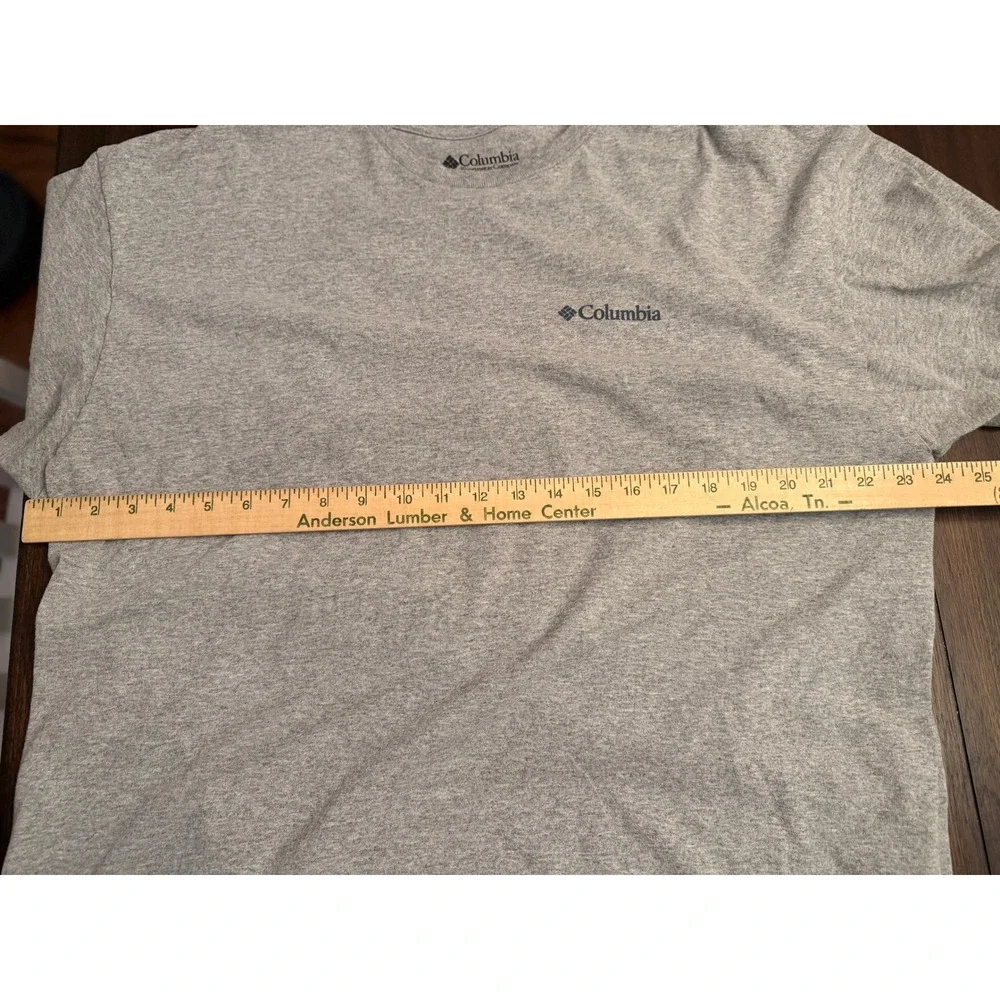 Columbia Sportswear Mens 3X Graphic T-Shirt Gray Short Sleeve Pacific Northwest - Picture 4 of 4